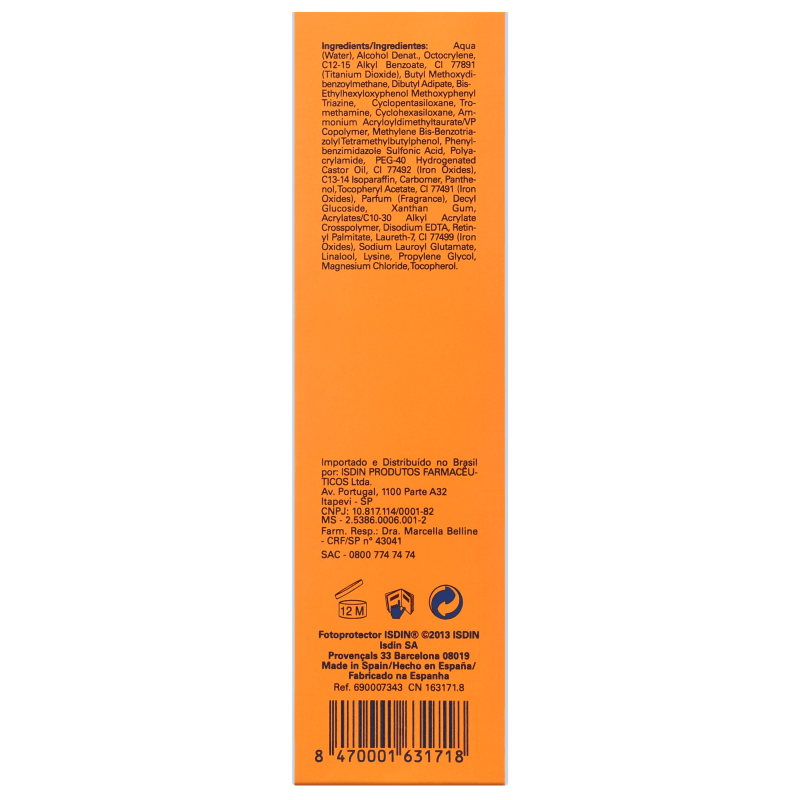 ISDIN Fotoprotector Gel Cream Color FPS 50 - Protetor Solar com Cor 50ml