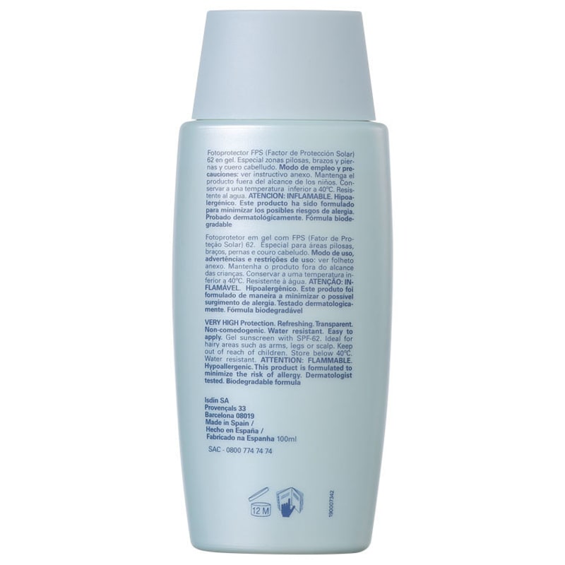 ISDIN Fotoprotector Fusion Gel FPS 50 - Protetor Solar Facial em Gel 100ml