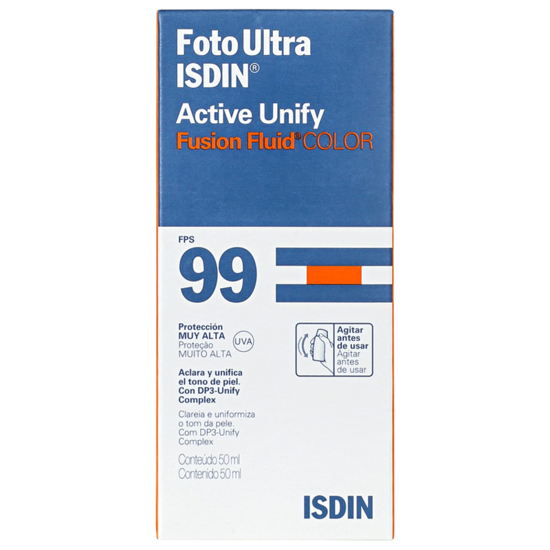 ISDIN Foto Ultra Active Unify Fusion Fluid Color FPS 99 - Antimanchas 50ml