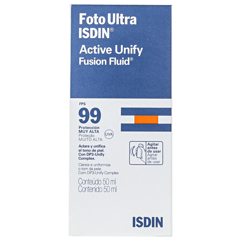 ISDIN Foto Ultra Active Unify FPS 99 - Protetor Solar Facial 50ml