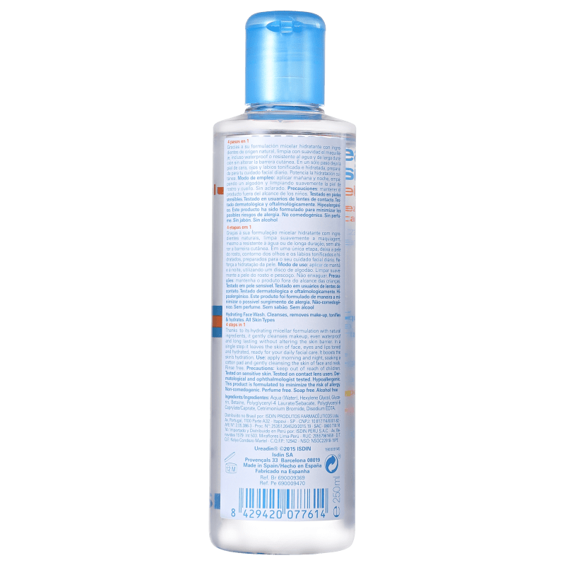 ISDIN Ureadin Fusion Micellar Solution - Loção Demaquilante 250ml