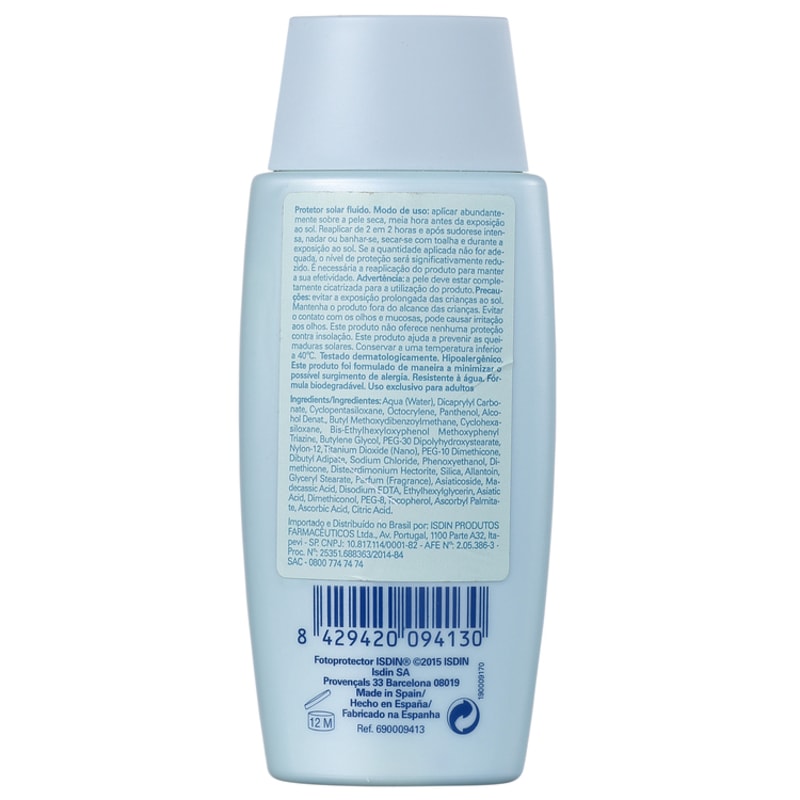 ISDIN Fotoprotector Fluid Tattoo FPS 50 - Protetor Solar para Tatuagem 100ml