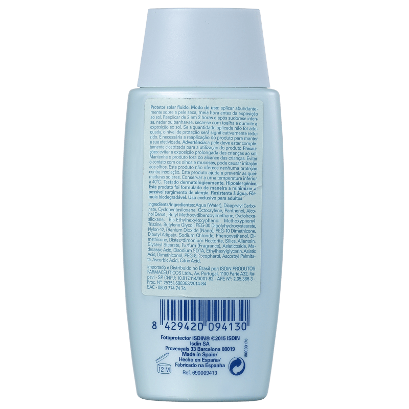 ISDIN Fotoprotector Fluid Tattoo FPS 50 - Protetor Solar para Tatuagem 100ml