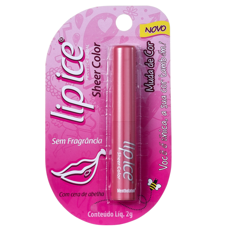Lip Ice Sheer Color Sem Fragrância - Hidratante Labial 2g