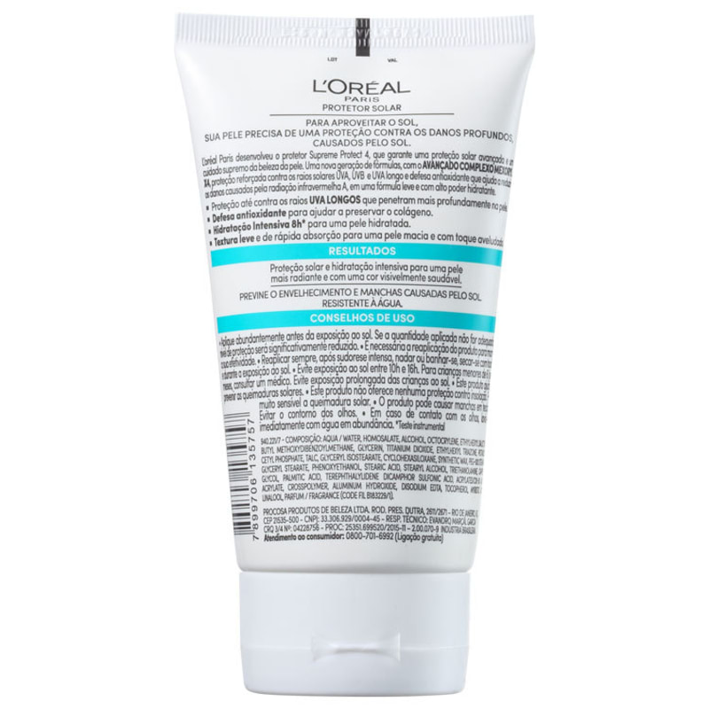 L'Oréal Paris Solar Expertise Supreme Protect 4 FPS 30 - Protetor Solar 120ml