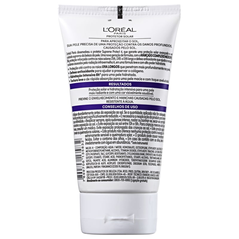 L'Oréal Paris Solar Expertise Supreme Protect 4 FPS 70 - Protetor Solar 120ml