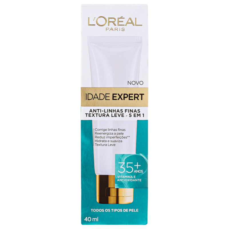 L'Oréal Paris Idade Expert 35+ Anos - Creme para Rugas e Anti-Idade 40ml