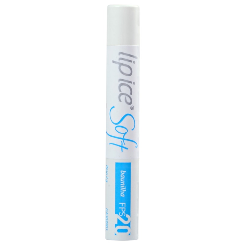 Lip Ice Soft Baunilha FPS 20 - Protetor Labial 2g