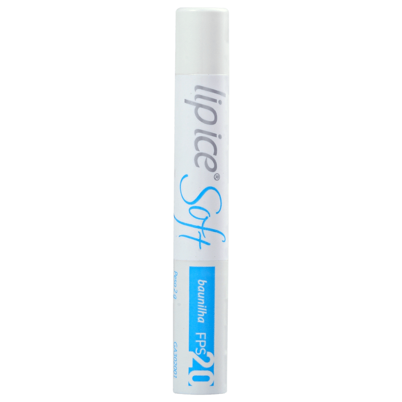 Lip Ice Soft Baunilha FPS 20 - Protetor Labial 2g