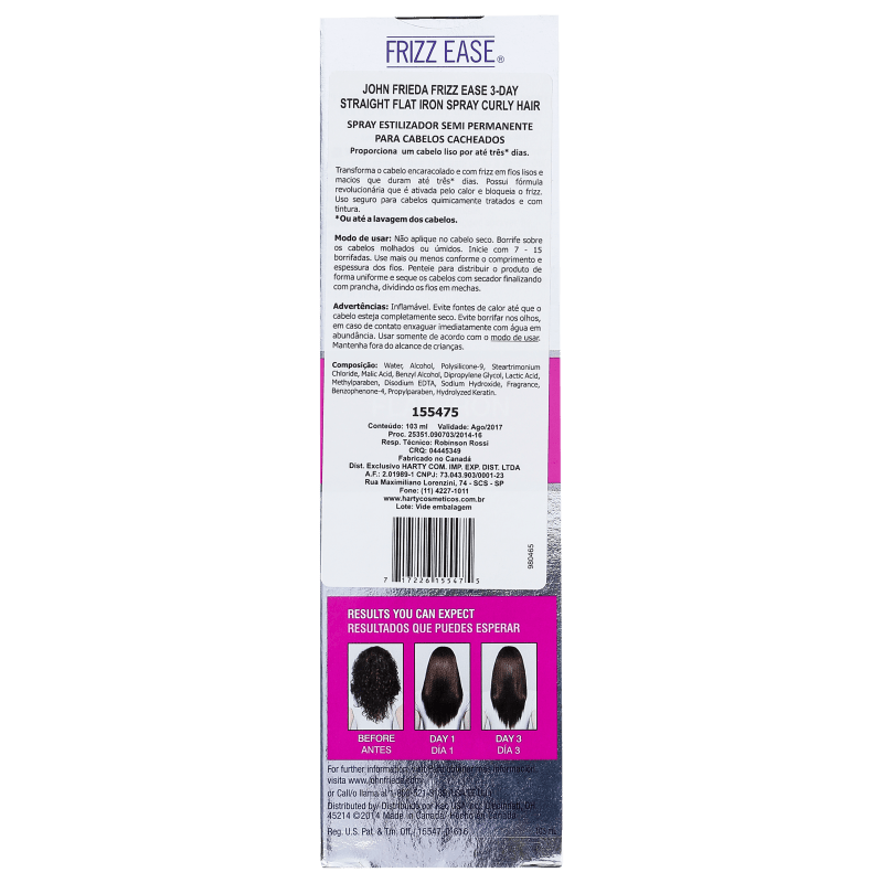 John Frieda Frizz-Ease 3-Day Straight - Spray 103ml