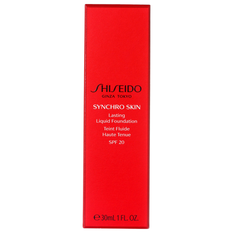 Shiseido Synchro Skin Lasting Liquid Foundation FPS 20 N3 Neutral 3 - Base Líquida 30ml