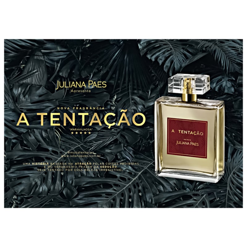 A Tentação Juliana Paes Eau de Cologne - Perfume Feminino 100ml