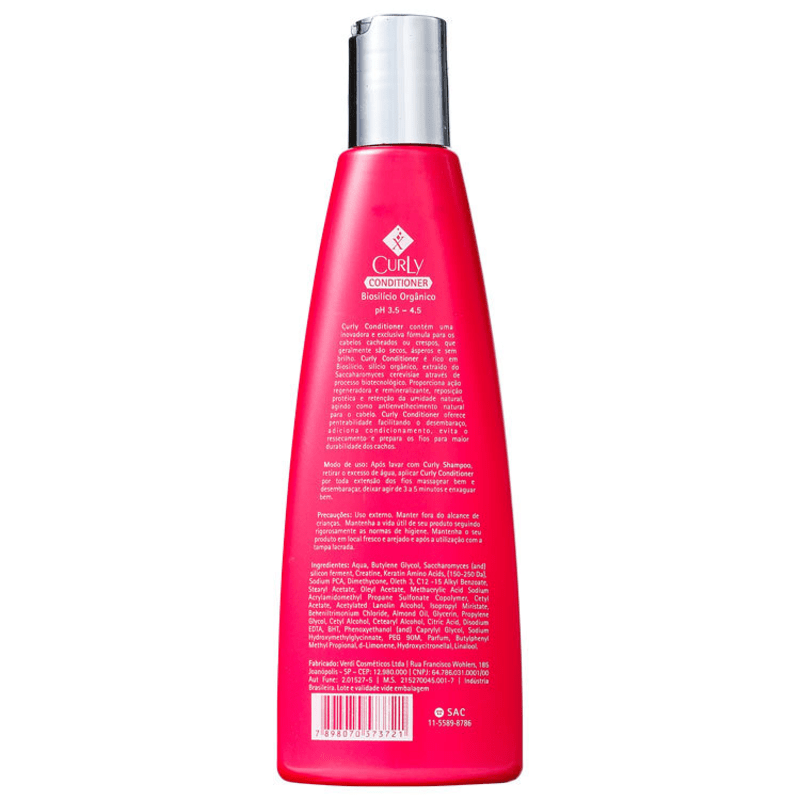 Mediterrani Curly Conditioner - Condicionador 250g