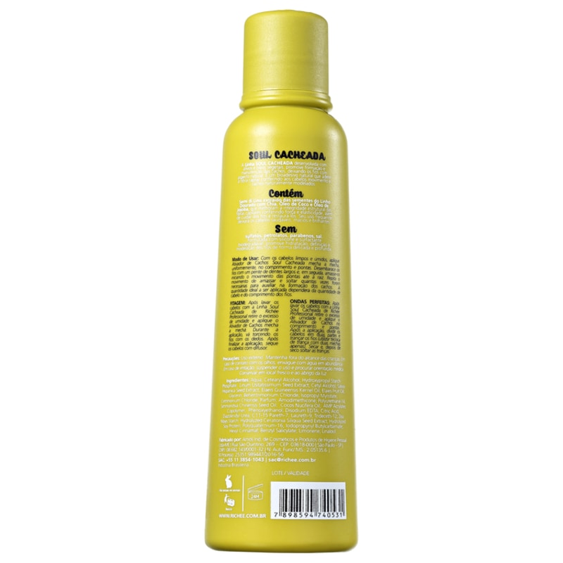 Richée Professional Soul Cacheada - Ativador de Cachos 250g
