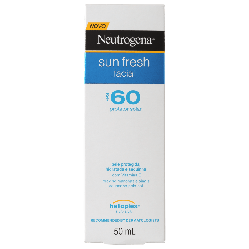 Neutrogena Sun Fresh FPS 60 - Protetor Solar Facial 50ml