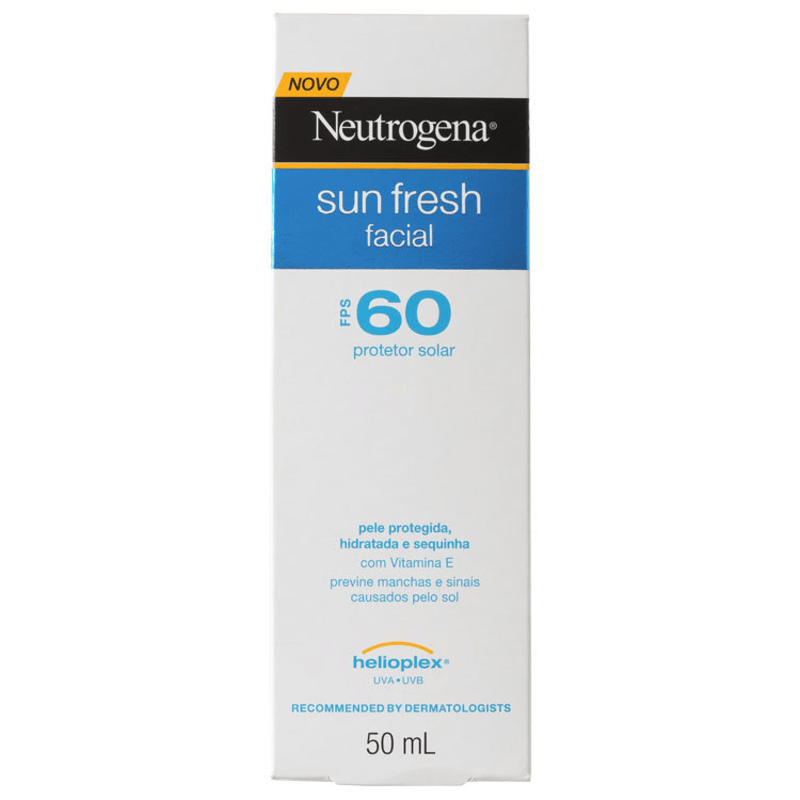 Neutrogena Sun Fresh FPS 60 - Protetor Solar Facial 50ml