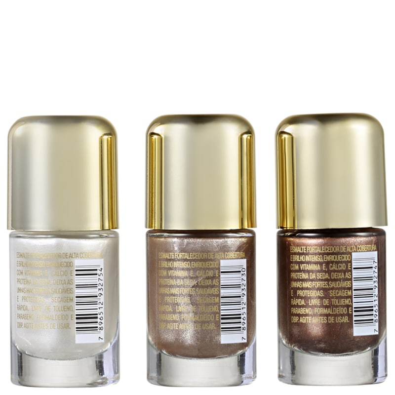 Kit Granado Pink Trio Melindrosas de Esmaltes