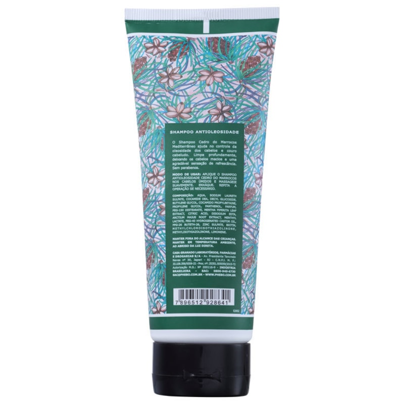 Phebo Mediterrâneo Cedro do Marrocos - Shampoo 200ml