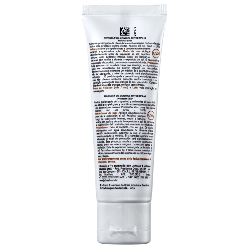 RoC Minesol Oil Control Tinted FPS 60 - Protetor Solar com Cor 50g