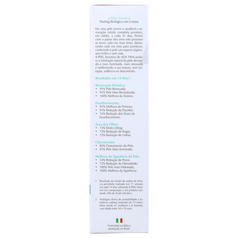 Ada Tina X-Peel Sensitive - Creme para Rugas e Anti-Idade 30ml