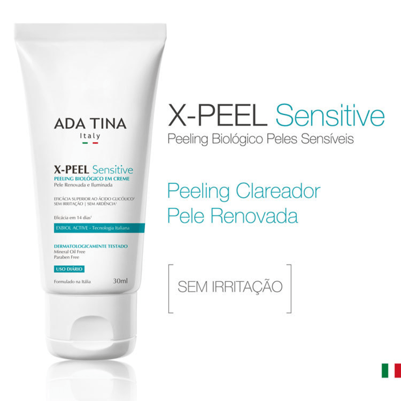 Ada Tina X-Peel Sensitive - Creme para Rugas e Anti-Idade 30ml