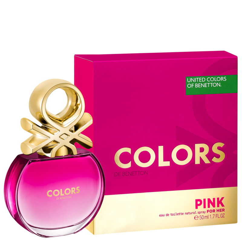 Colors Pink Benetton Eau de Toilette - Perfume Feminino 50ml