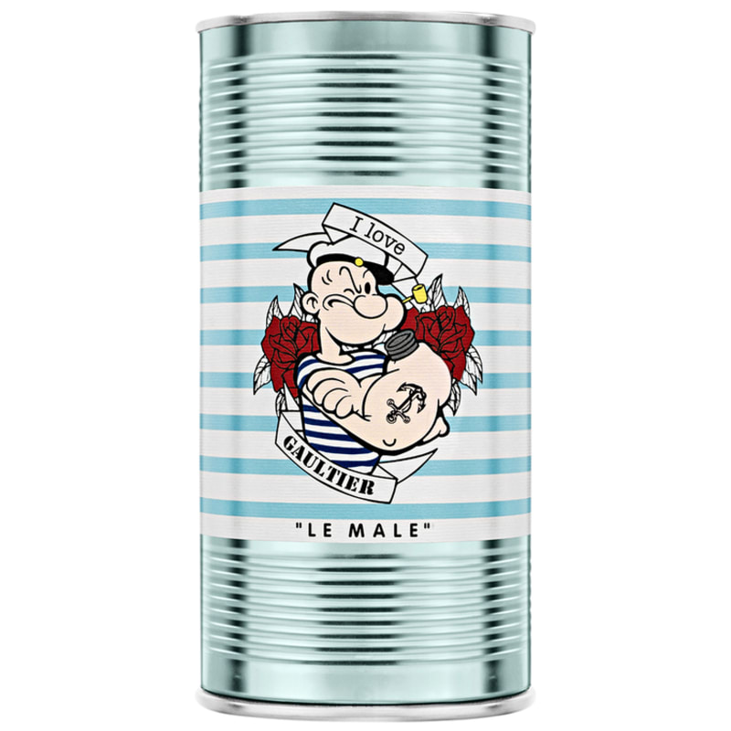 Le Male Eau Fraîche Popeye Jean Paul Gaultier Eau de Toilette - Perfume Masculino 125ml