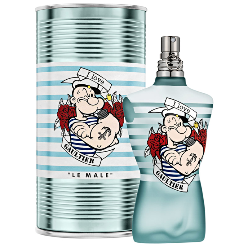 Le Male Eau Fraîche Popeye Jean Paul Gaultier Eau de Toilette - Perfume Masculino 125ml