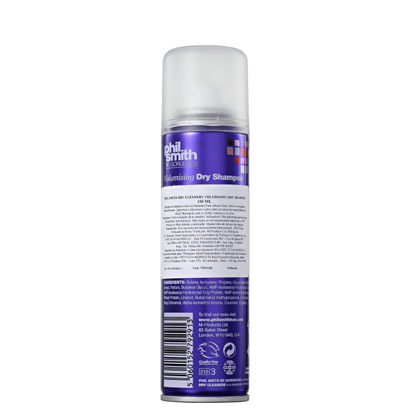 Phil Smith Dry Cleaners Volumising Dry Shampoo - Shampoo a Seco 150ml