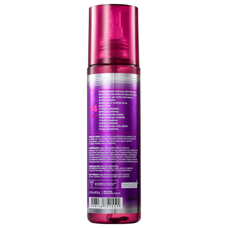 Lowell Keeping Liss Liso Mágico - Fluído Termoativado 200ml