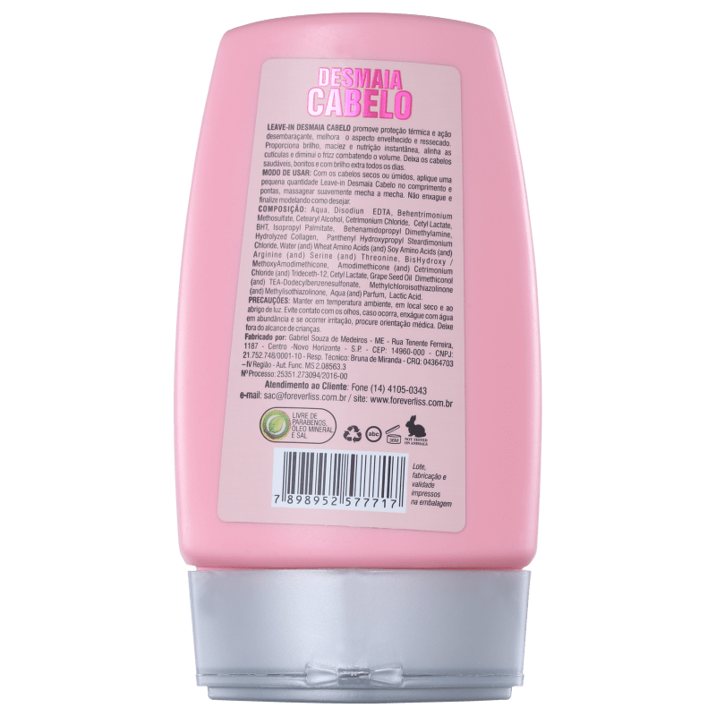 Forever Liss Professional Desmaia Cabelo - Leave-in 150g