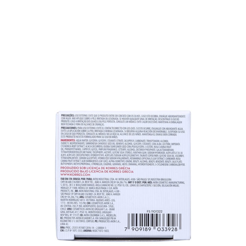 Korres Wild Rose - Creme Iluminador Noturno 40g