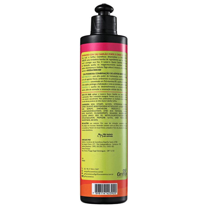 Griffus Quero Cabelão Bombado - Leave-in 400ml