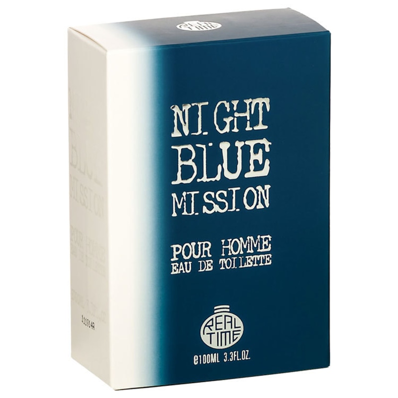 Night Blue Mission Real Time Eau de Toilette – Perfume Masculino 100ml