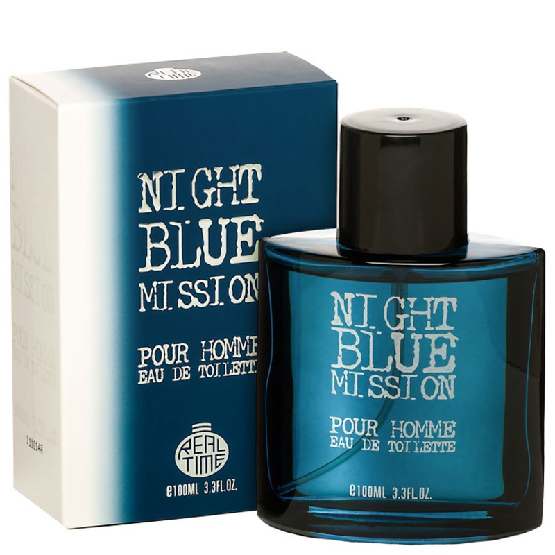 Night Blue Mission Real Time Eau de Toilette – Perfume Masculino 100ml