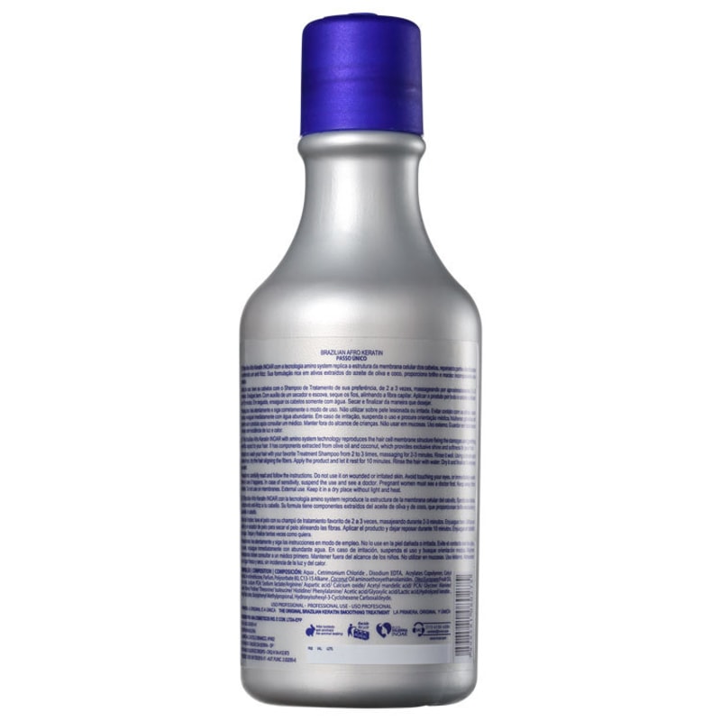 Inoar Brazilian Afro Keratin Smoothing System - Redutor de Volume 250ml