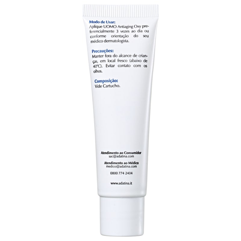 Ada Tina Uomo Antiaging Oxy - Creme para Rugas e Anti-Idade 30ml