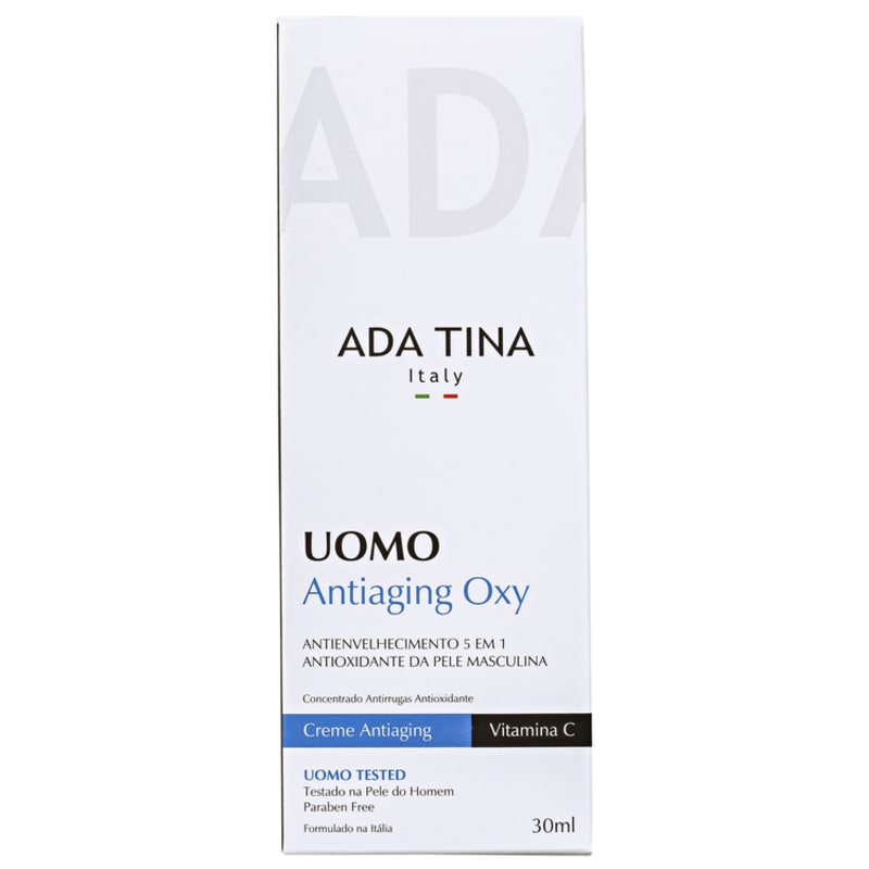 Ada Tina Uomo Antiaging Oxy - Creme para Rugas e Anti-Idade 30ml