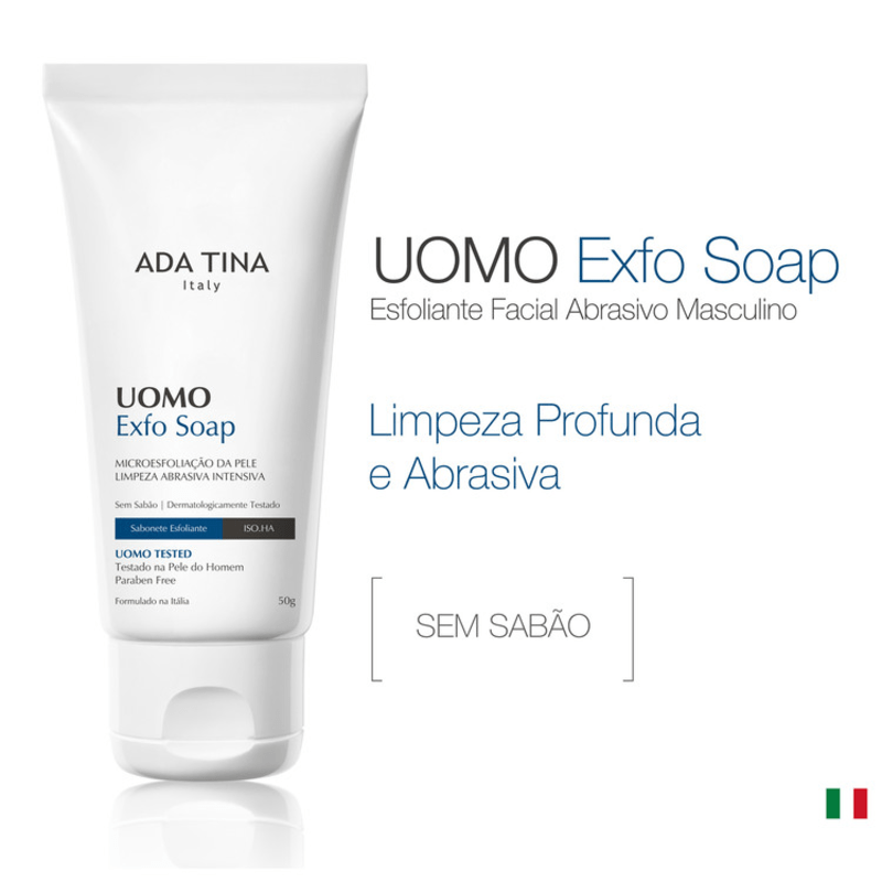 Ada Tina Uomo Exfo Soap - Sabonete Líquido Esfoliante 50g