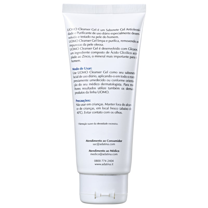 Ada Tina Uomo Cleanser - Gel Facial 100g
