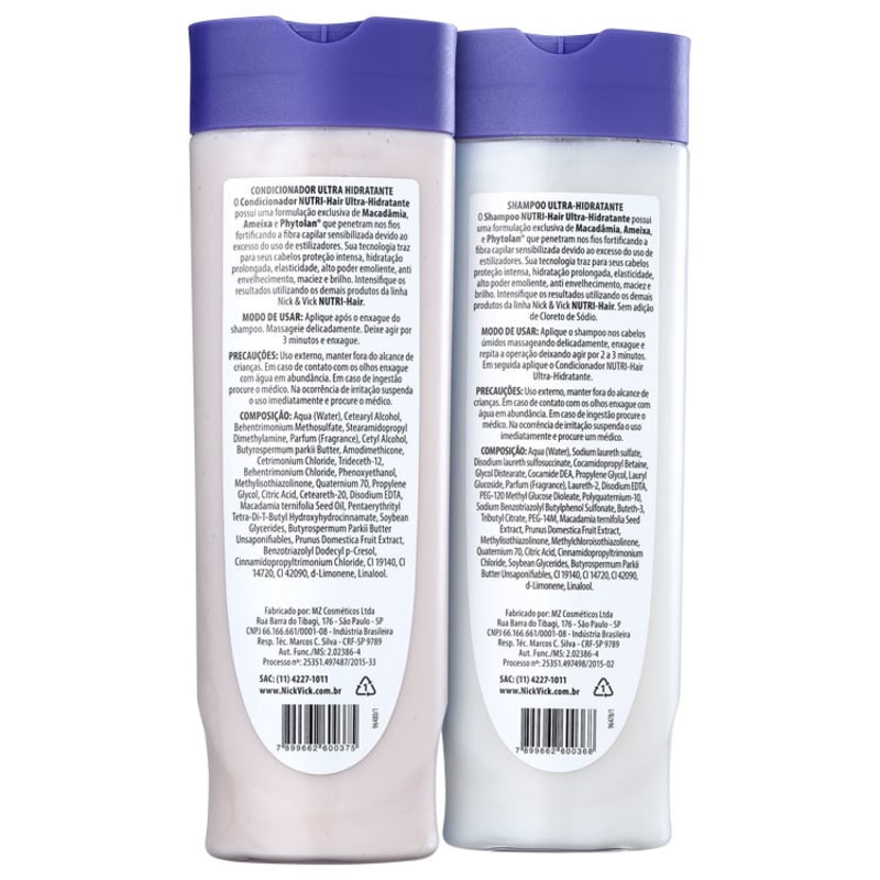 Nick & Vick NUTRI-Hair Ultra-Hidratante Kit (2 Produtos)