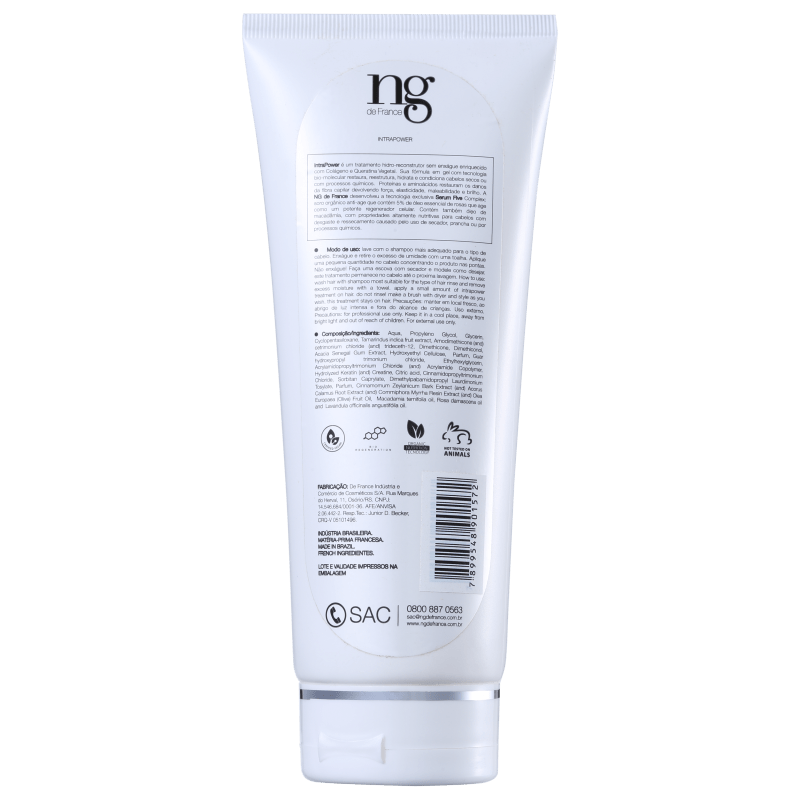 NG de France Intra Power Vegetable Collagen & Keratin – Leave-in 200ml