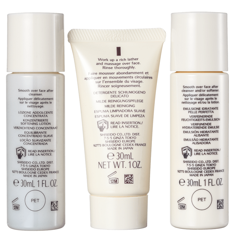 Kit Shiseido Ibuki Starter Ready (3 produtos)