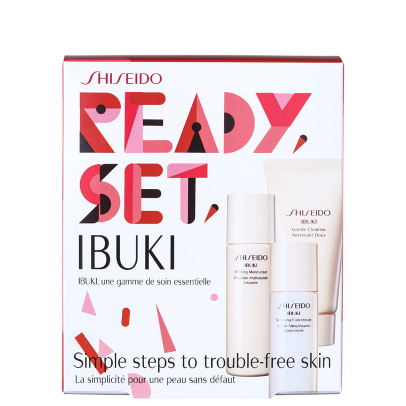 Shiseido Ibuki Starter Ready Kit (3 Produtos)
