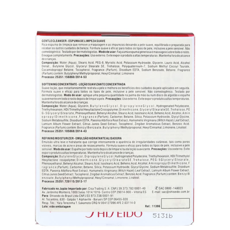 Shiseido Ibuki Starter Ready Kit (3 Produtos)