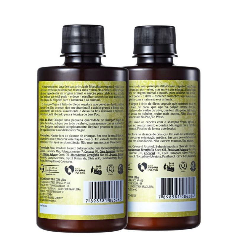 Inoar Vegan Cuidado Diário Kit (2 Produtos)