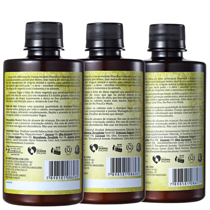 Inoar Vegan Proteção Diária Kit (3 Produtos)