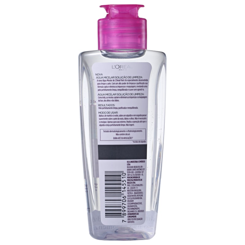 L'Oréal Paris Água Micelar 5 em 1 - Demaquilante 100ml