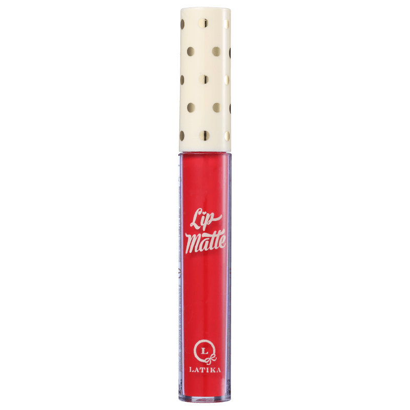 Latika Lip Vermelho Nº24 - Batom Líquido Matte 4ml