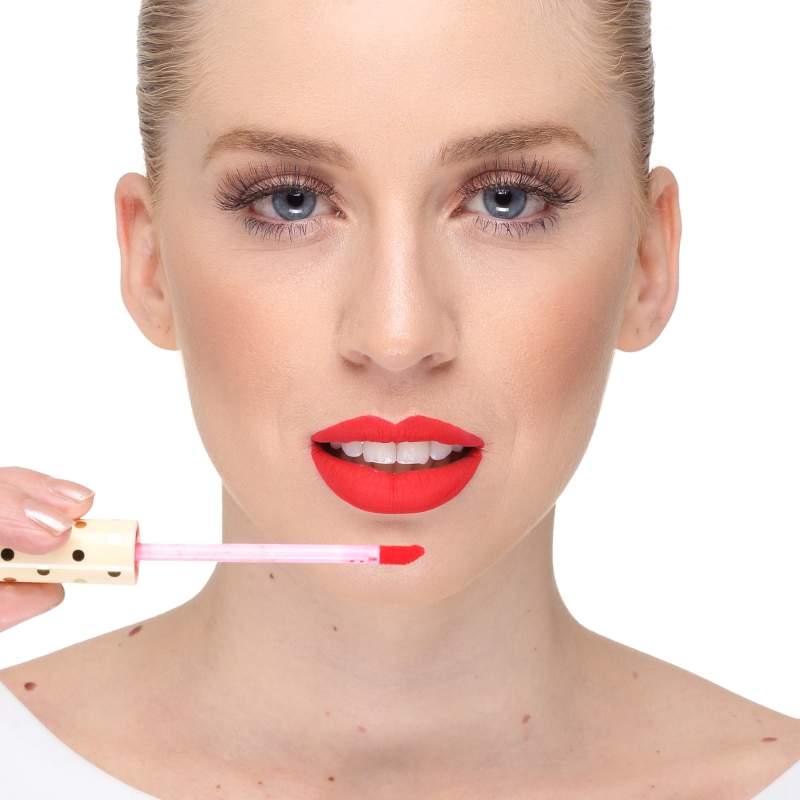 Latika Lip Vermelho Nº24 - Batom Líquido Matte 4ml